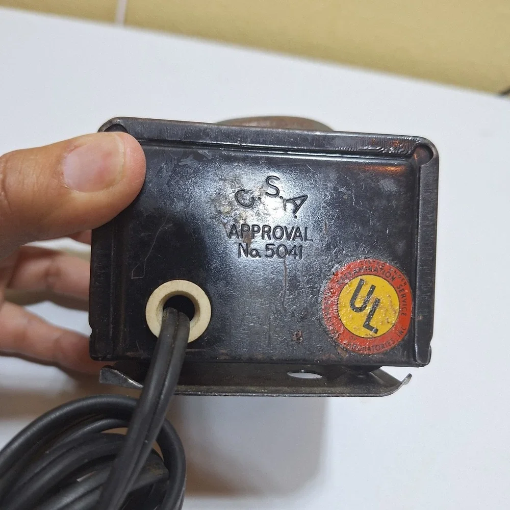 Vintage Marx No. 1249 Model Train Transformer 7-13V Made USA Untested